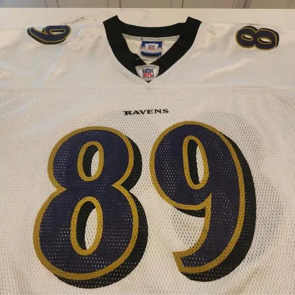 VTG REEBOK NFL EQUIPMENT Baltimore Ravens Clayton #89 JERSEY SIZE 2 XL - Picture 2 of 14
